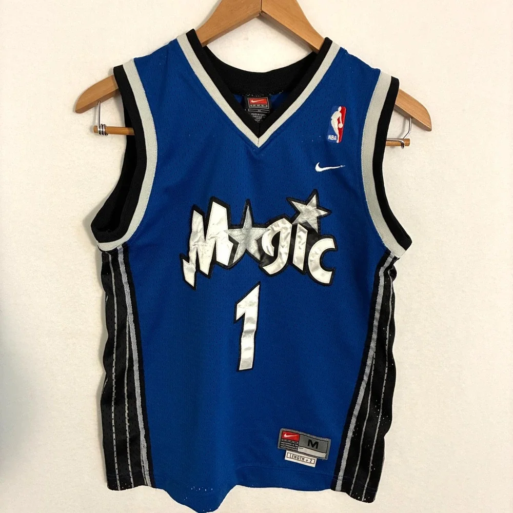 Vintage Nike Orlando Magic Tracy McGrady Jersey Youth M Basketball NBA #1